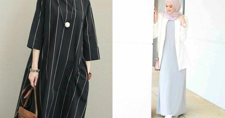 long dress kesan simpel
